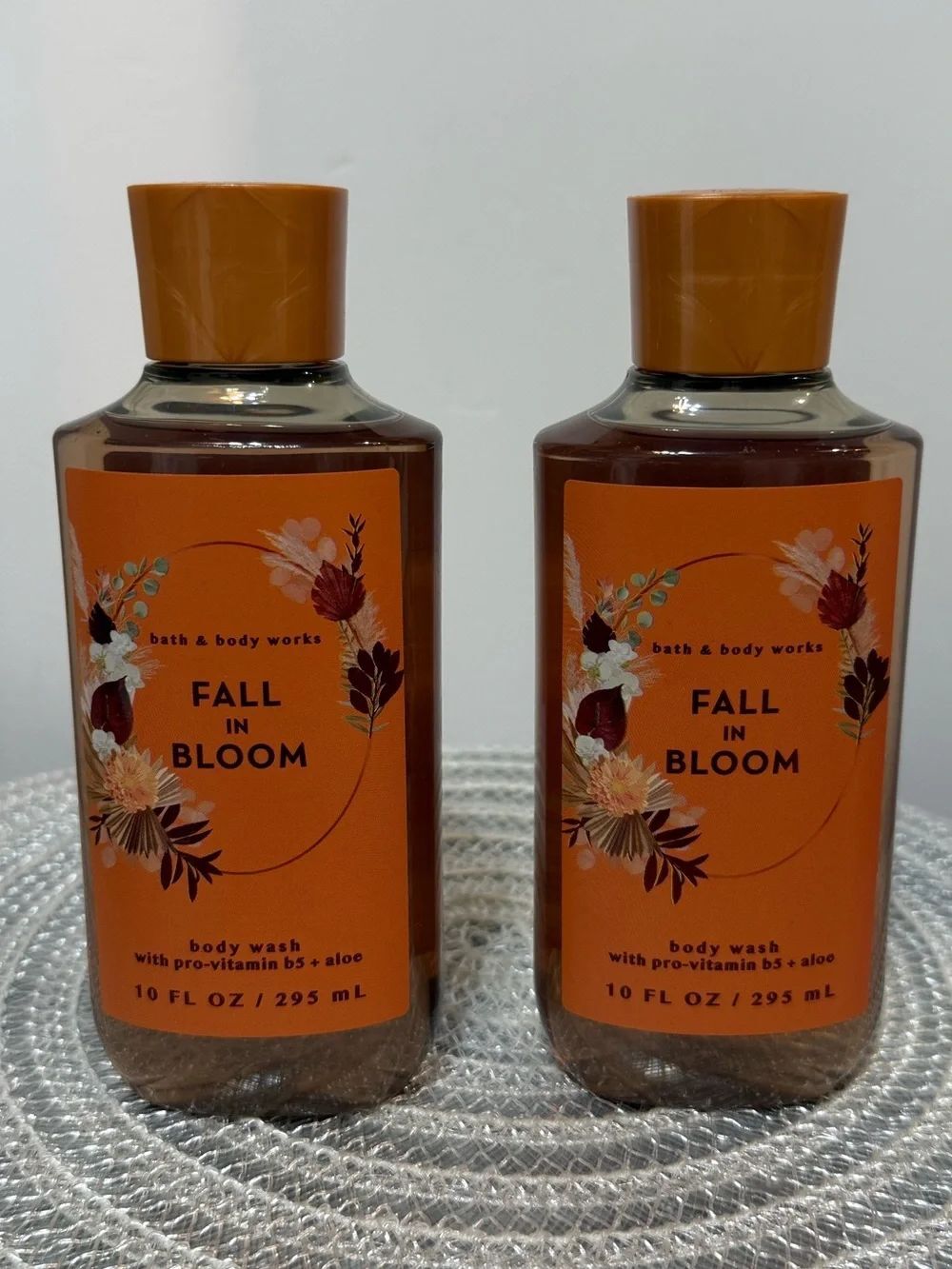 BBW Fall In Bloom Body Wash Set of 2 NWT